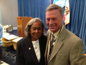 It was an honor meeting Rachel Robinson