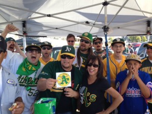 A's fans know how to tailgate