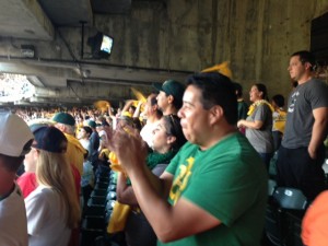 Lifelong A's fan Donald Marquez