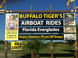 Buffalo Tiger's on the Tamiami Trail