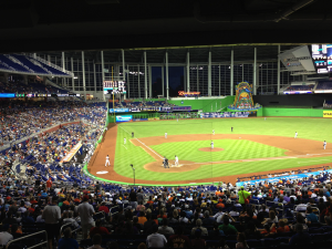 Tigers fans fill Marlins Park