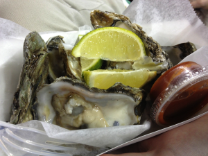 Oysters at the ballpark